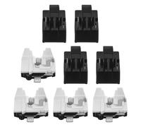 DIKACA Relais Thermique de Démarrage Ptc pour Compresseur de Réfrigérateur 1 Broche 4,7 Ω Protecteur de Surcharge en Forme D'aile, Kit 4 Pièces pour Congélateur Coffre, Dispositif