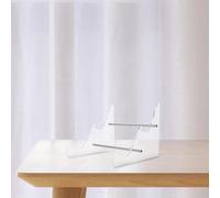 DIKACA Support Clavier Acrylique Transparent à Niveaux Élévateur Clavier Ergonomique pour Bureau Rangement Mécanique Organiseur Pc Station de Travail Gaming