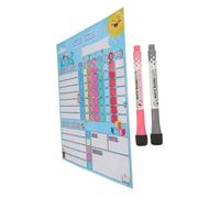 DIKACA Tableau de Récompenses Magnétique pour Garçon Fille Chore Chart Pratique et Comportement Familial à Adopter Calendrier Ludique pour Garçon et Fille Accessoire Couleur Aléatoire