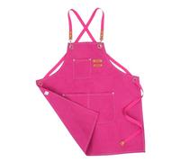 DIKACA Tablier de Cuisine Femme Toile Épaisse Résistant à Huile avec Poches Multiples Réglable pour Cuisson Pâtisserie et Barbecue à ou Restaurant