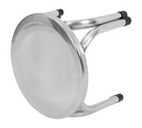 DIKACA Tabouret Acier Inoxydable Marchepied Métallique pour Cuisine et Salle de Bain Antidérapant Léger et Portable