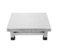 DIKACA Tabouret en Acier Inoxydable 201, Petit Marchepied Antidérapant 31x24x12 Cm, Tabouret Compact et Étanche pour Salle de Bain, Hôpital et Laboratoire, Repose-Pieds Sécurisé