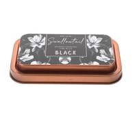 DIKACA Tampon Encreur Noir à Séchage Rapide avec Coffret Métal Rétro, Encre Pigmentée Lavable pour Scrapbooking, Art Textile et Loisirs Créatifs, Kit Compact pour Usage Scolaire et Voyage