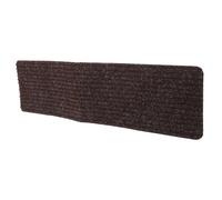 DIKACA Tapis Antidérapant pour Marches d'Escalier Autocollant Réutilisable Double Bande Couleur Café Blanc sous-Tapis de Sécurité pour Escalier Intérieur et Extérieur Protection