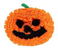 DIKACA Tapis Fouille Chien Forme Citrouille Orange Tapis Renifleur pour Grandes Races De Fouille Compact et Attrayant