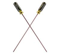 DIKACA Tournevis Magnétique 2 Pièces, Tournevis Plat et Cruciforme Allongés, Outil Manuel Multifonction pour Entretien Domestique et Bricolage, Adapté Électronique et Quincaillerie,