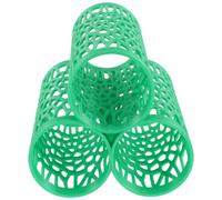 DIKACA Tunnel pour Poisson en Pla Vert, Habitat Multifonction Creux Trois-en-Un, Décoration Facile à Entretenir pour Aquarium et Petits Poissons