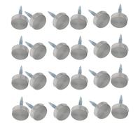 DIKACA Vis Décoratives en Acier Inoxydable 304 Brossé, Cache-vis pour Miroir 16 Mm, Lot de 30 Sets de Pièces, Fixation Meubles et Panneaux Publicitaires, Capuchons pour Vis