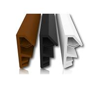 Dikara Joint pour fenêtre et porte, caoutchouc, marron, 4 mm, 12 mm, isolation thermique et acoustique, résistant aux rayons UV, 50 m