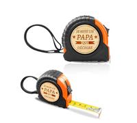 DIKARIYA Metre Personnalisé Papa, Cadeau Anniversaire Papa, JE SUIS UN PAPA QUI DECHIRE, Cadeaux Pères Personnalisé Fête des Pères Idée Cadeaux pour Pere Anniversaire Homme Grand Pere Mari Original