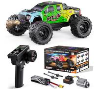 DIKAVEY Camion TéLéCommandé 4x4 Brushless 1/16, Vitesse Maximale 80 Km/H, Tout-Terrain, avec Batterie 3s, éTanche Et Haute Vitesse,IdéAl pour Les Adultes Et Les Aventures sur Neige Ou Sable - Vert