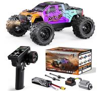 DIKAVEY Camion TéLéCommandé 4x4 Brushless 1/16, Vitesse Maximale 80 Km/H, Tout-Terrain, avec Batterie 3s, éTanche Et Haute Vitesse,IdéAl pour Les Adultes Et Les Aventures sur Neige Ou Sable - Violet