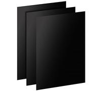 DIKER Tapis de Cuisson Barbecue, Feuilles de BBQ 40x33 cm, Set de 3 Grille BBQ Mats, Papier Barbecue Anti-Adhérent Réutilisable Nettoyable, Extérieur pour Fours Assistés/Charbon/Gaz/Grill électrique