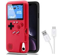 DIKKAR Coque de Jeu pour iPhone, Coque de Protection Rétro,Étui de avec 36 Jeux,Affichage à Couleurs,Étui de Jeu Vidéo pour iPhone 6/6s/7/8 (Rouge)