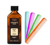 Dikson ArgaBeta Huile professionnelle pour cheveux avec huile d'argan et bêta-carotène, 100 ml + gratuit n°1 altéax® peigne étroit coloré