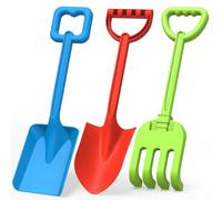 Dilabnda Lot de 3 pelles à sable de plage pour enfants et adultes - 40 cm - Outils de jardinage - Pour creuser et voyager