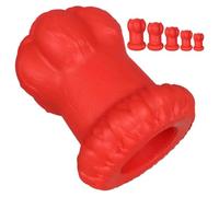 dilatateur anus plug homme pour anus silicone plug anale dilatation,RED-M | plug analgeant xxl creux tunnel homme anus ecarteur elargisseur anal silicone femme plugs anals dilatateur débutante,RED-M