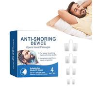 Dilatateur nasal pour réduire les ronflements, aide anti-ronflement,Solution réutilisable pour les ronfleurs nasaux - Soulager l'inconfort nasal, 4 dilatateurs nasaux en silicone, efficaces pour soula