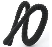 Dilatateur Vaginisme longueur totale 32cm ⌀0.5-1cm Vagin Silicone Noir Dilatateur Anus Dilatateur Vagininaux Dilatation Anus Matériau Délicat dilatateur anus femme Dilatateurs Silicone SM FOPS I18