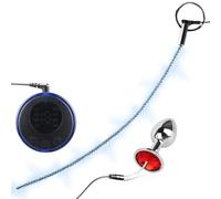 Dilatateurs Electro-Stimulation, Urètre Dilatation Combinaison avec Plug Anal, Uréthale Dilator