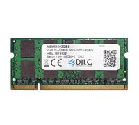 DILC, RAM DDR2 SODIMM 2 Go, mémoire RAM pour ordinateur portable, 800 MHz PC2-6400 (240 broches), compatible avec les ordinateurs portables/ordinateurs portables ou mini PC avec emplacements SODIMM