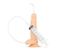 Dildo éjaculateur avec seringue