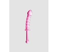 Dildo en Verre Point G avec Poignée Glossy N°16