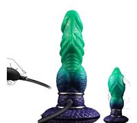 Dildo Fantaisie Gonflable avec Nœud - Monster Dildo BDSM pour Hommes, Femmes & Couples | Dilatateur Large & Stimulation Ciblée