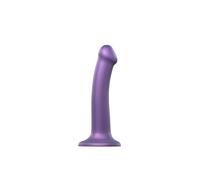 Dildo Strap-on-Me Metallic Shine Collection M - Couleur : Violet