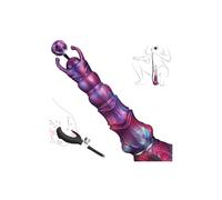 Dildo Ovip Monstre Silicone Inflable 10'' Éjection Œufs Gros Base Magnétique Mixte Sam Style