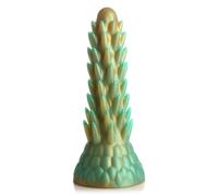 Creature Cocks – Gode Stégosaure – silicone piqué – 20 cm (vert)