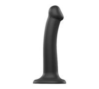 Dildo Strap-on-Me Dual Density Bendable L - Couleur : Noir