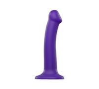 Dildo Strap-on-Me Dual Density Bendable M - Couleur : Violet