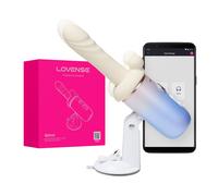 Dildo va-et-vient vibrant & chauffant Spinel Lovense