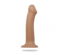 Dildo Ventouse Double Densité L Caramel