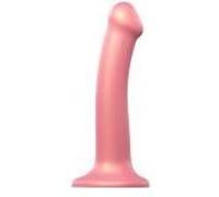 Dildo Strap-on-Me Metallic Shine Collection M - Couleur : Rose