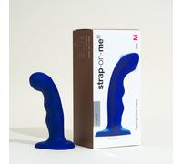 Vibromasseur ventouse Tapping dildo wave bleu - STRAP-ON-ME
