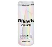 Dildolls Fantasia - gode ceinture en silicone avec ventouse (rayé)