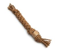 Dilecti Jouet pour chien en corde de noix de coco avec bois de cannelle - Corde indestructible à tirer à la corde pour grands chiens