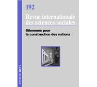 Dilemmes pour la construction des nations - Collectif - Eres - broché - Revue
