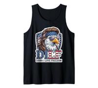DILF Damn I Love Freedom Eagle Funny Patriotic 4 Juillet Débardeur