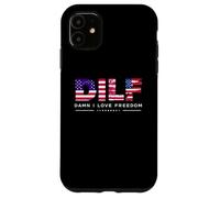 DILF Damn I Love Freedom Funny Patriotic USA Pride Tees Coque pour iPhone 11