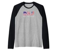 DILF Damn I Love Freedom Funny Patriotic USA Pride Tees Manche Raglan