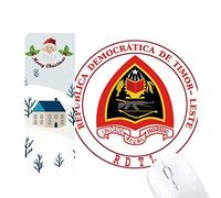 dili, timor oriental, emblème national cadeau de noël maison tapis de souris