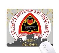dili, timor oriental, emblème national la nuit de noël, tapis de souris en caoutchouc