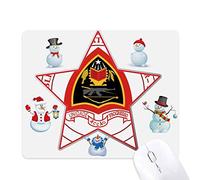 dili, timor oriental, emblème national le bonhomme de neige étoile tapis de souris