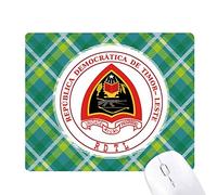 dili, timor oriental, emblème national réseaux verte grille pixel tapis de souris