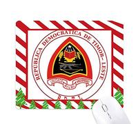 dili, timor oriental, emblème national tapis de souris canne de noël du tapis.