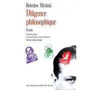 Diligence philosophique Essais - Micinski Boleslaw - Noir Sur Blanc - broché - Essai