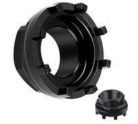 Dilightnews Outil De Verrouillage De Vélo, Outil De Vélo 42 Mm avec Anneau De Verrouillage à 8 Dents, Outil De Pédalier De Vélo, Compatible avec Les Cuvettes De Pédalier Shimano Sram Isis à 8 étages